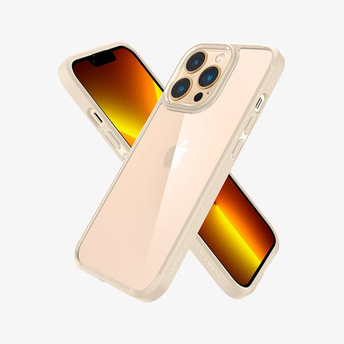 ACS03204 - iPhone 13 Pro Max Case Ultra Hybrid in crystal clear showing the back